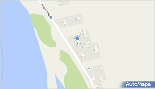 Nowe Kraski, Nowe Kraski, 7, mapa Nowe Kraski