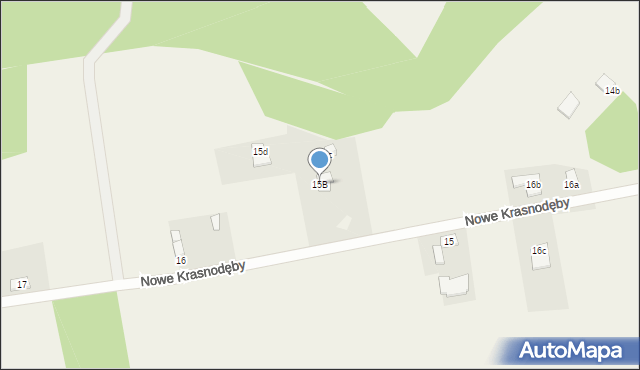 Nowe Krasnodęby, Nowe Krasnodęby, 15B, mapa Nowe Krasnodęby