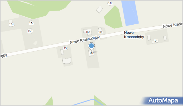 Nowe Krasnodęby, Nowe Krasnodęby, 16c, mapa Nowe Krasnodęby
