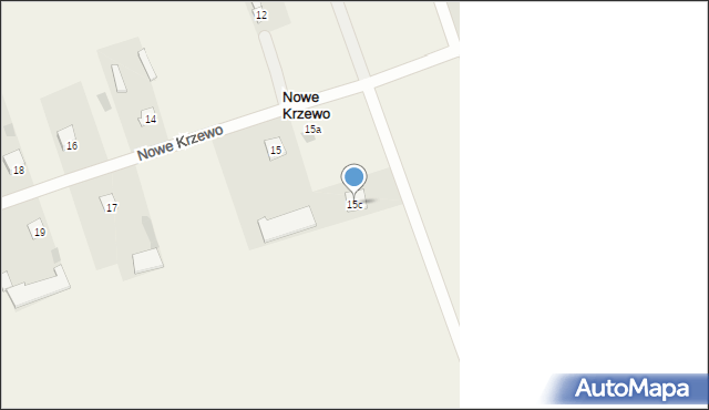 Nowe Krzewo, Nowe Krzewo, 15c, mapa Nowe Krzewo