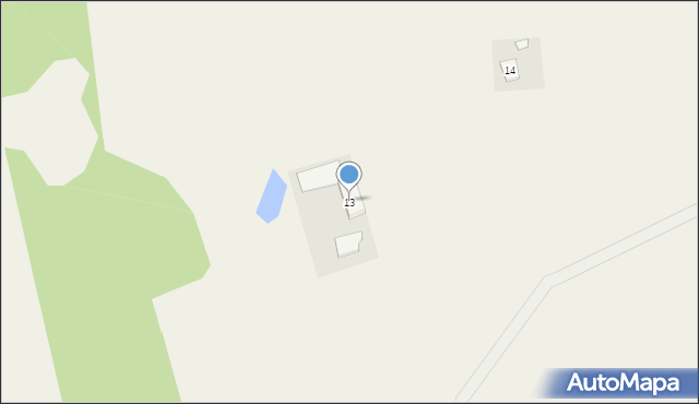 Nowe Krzywe, Nowe Krzywe, 13, mapa Nowe Krzywe