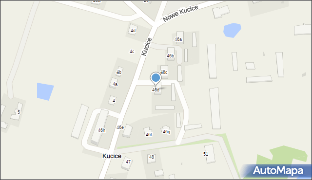 Nowe Kucice, Nowe Kucice, 46d, mapa Nowe Kucice