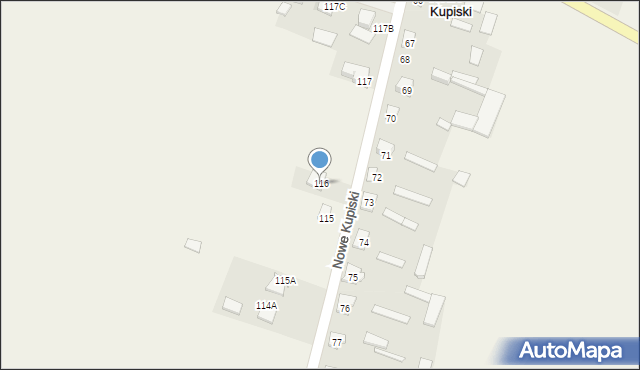Nowe Kupiski, Nowe Kupiski, 116, mapa Nowe Kupiski