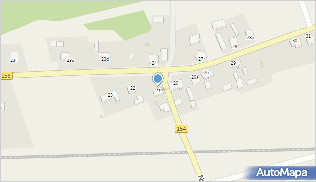 Nowe Kurowo, Nowe Kurowo, 21, mapa Nowe Kurowo