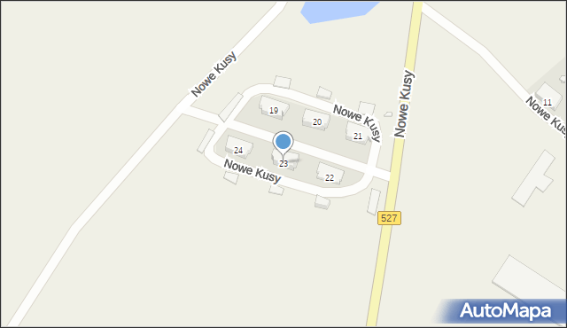 Nowe Kusy, Nowe Kusy, 23, mapa Nowe Kusy