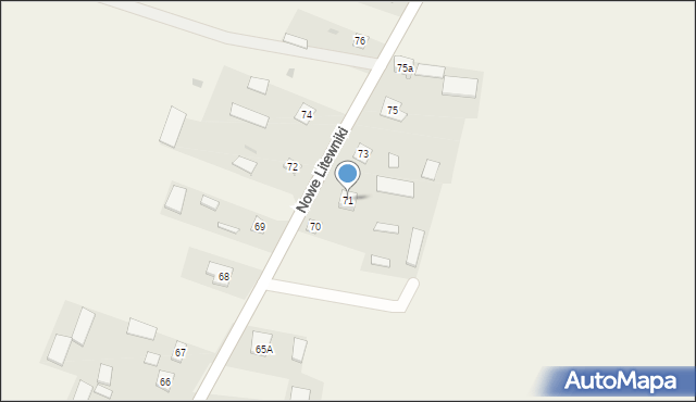 Nowe Litewniki, Nowe Litewniki, 71, mapa Nowe Litewniki