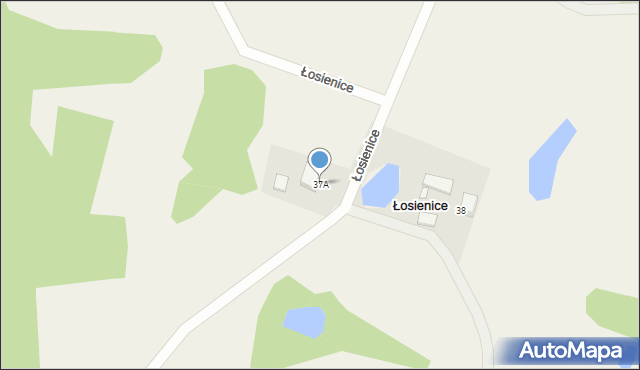 Nowe Łosienice, Nowe Łosienice, 37A, mapa Nowe Łosienice