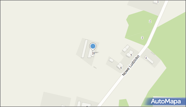 Nowe Ludzicko, Nowe Ludzicko, 18, mapa Nowe Ludzicko