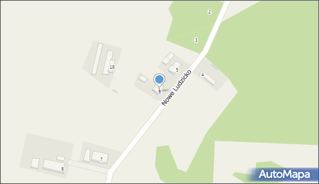 Nowe Ludzicko, Nowe Ludzicko, 6, mapa Nowe Ludzicko