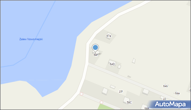 Nowe Miasto-Folwark, Nowe Miasto-Folwark, 64f, mapa Nowe Miasto-Folwark