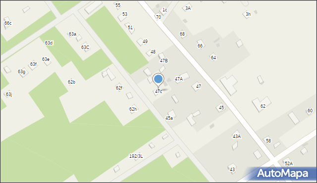 Nowe Mierzwice, Nowe Mierzwice, 47c, mapa Nowe Mierzwice