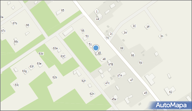 Nowe Mierzwice, Nowe Mierzwice, 49a, mapa Nowe Mierzwice
