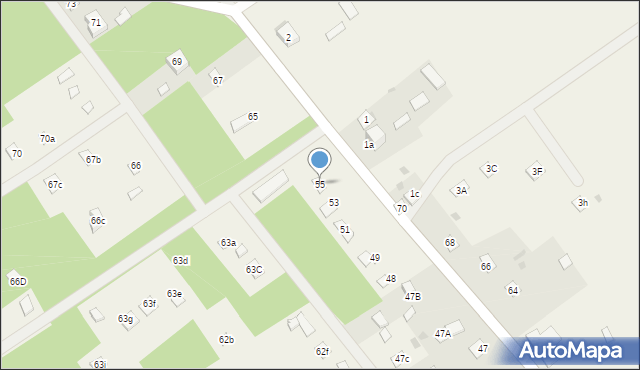 Nowe Mierzwice, Nowe Mierzwice, 55, mapa Nowe Mierzwice
