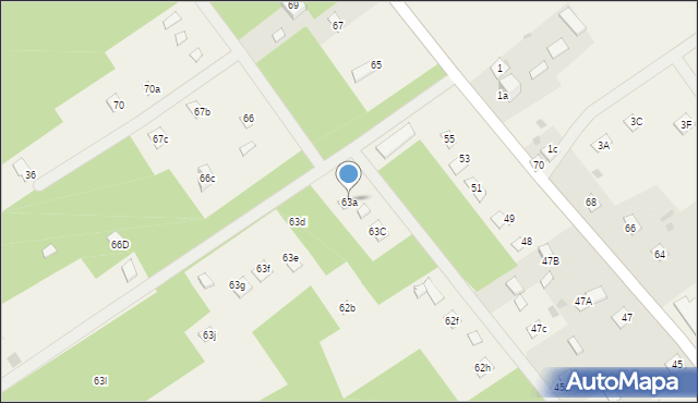 Nowe Mierzwice, Nowe Mierzwice, 63a, mapa Nowe Mierzwice
