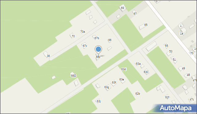 Nowe Mierzwice, Nowe Mierzwice, 66c, mapa Nowe Mierzwice