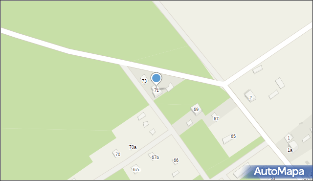 Nowe Mierzwice, Nowe Mierzwice, 71, mapa Nowe Mierzwice