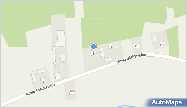 Nowe Mistrzewice, Nowe Mistrzewice, 10D, mapa Nowe Mistrzewice