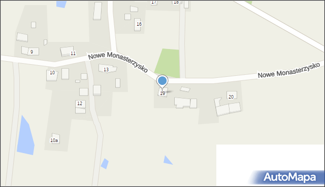 Nowe Monasterzysko, Nowe Monasterzysko, 19, mapa Nowe Monasterzysko