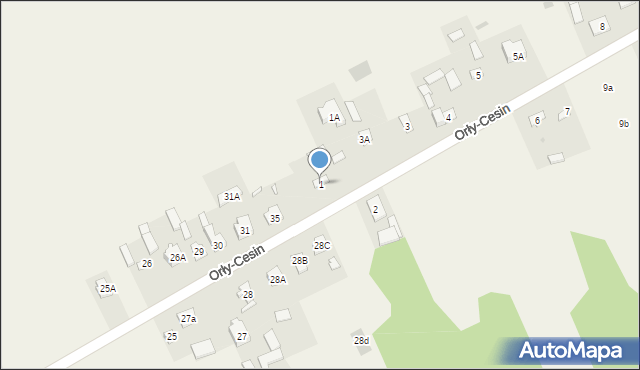 Nowe Mostki, Nowe Mostki, 1, mapa Nowe Mostki