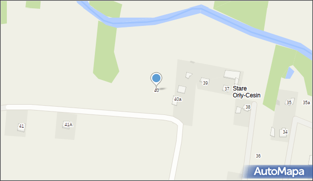 Nowe Mostki, Nowe Mostki, 40, mapa Nowe Mostki