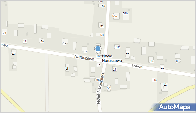 Nowe Naruszewo, Nowe Naruszewo, 16, mapa Nowe Naruszewo