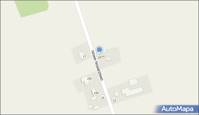 Nowe Nosarzewo, Nowe Nosarzewo, 14, mapa Nowe Nosarzewo