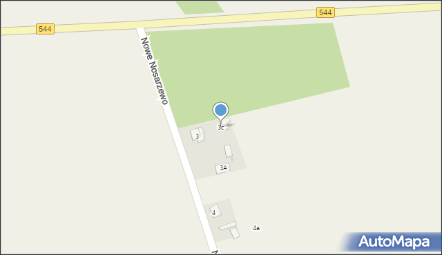 Nowe Nosarzewo, Nowe Nosarzewo, 3c, mapa Nowe Nosarzewo