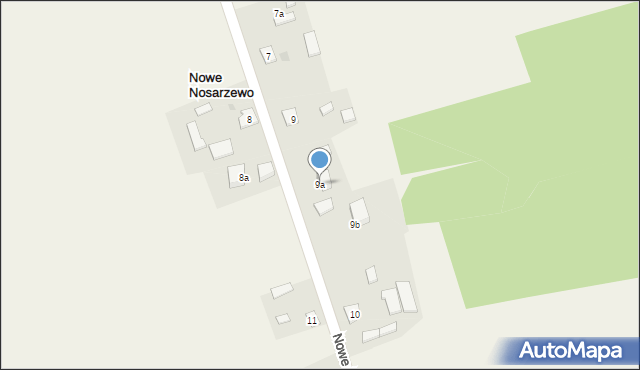 Nowe Nosarzewo, Nowe Nosarzewo, 9a, mapa Nowe Nosarzewo