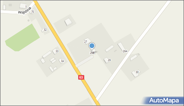 Nowe Okniny, Nowe Okniny, 29B, mapa Nowe Okniny