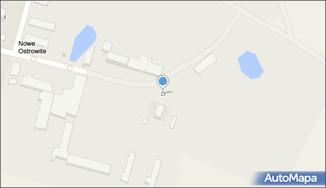 Nowe Ostrowite, Nowe Ostrowite, 13, mapa Nowe Ostrowite