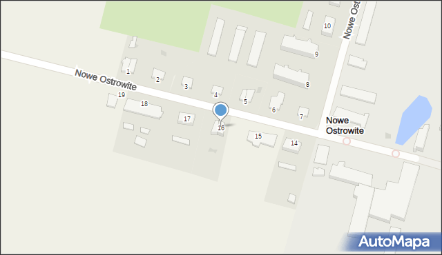 Nowe Ostrowite, Nowe Ostrowite, 16, mapa Nowe Ostrowite