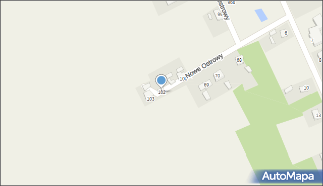 Nowe Ostrowy, Nowe Ostrowy, 102, mapa Nowe Ostrowy