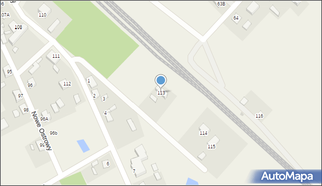 Nowe Ostrowy, Nowe Ostrowy, 113, mapa Nowe Ostrowy