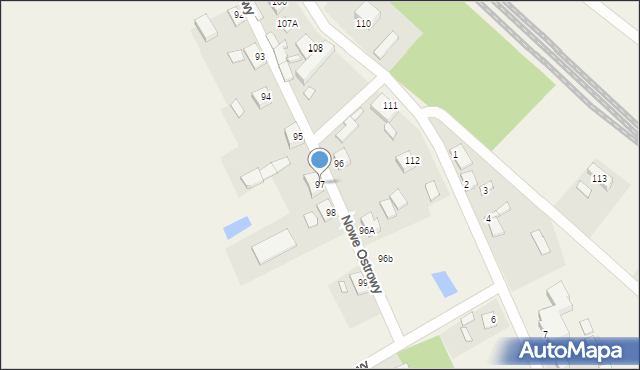 Nowe Ostrowy, Nowe Ostrowy, 97, mapa Nowe Ostrowy