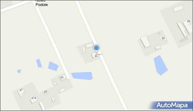 Nowe Podole, Nowe Podole, 41, mapa Nowe Podole