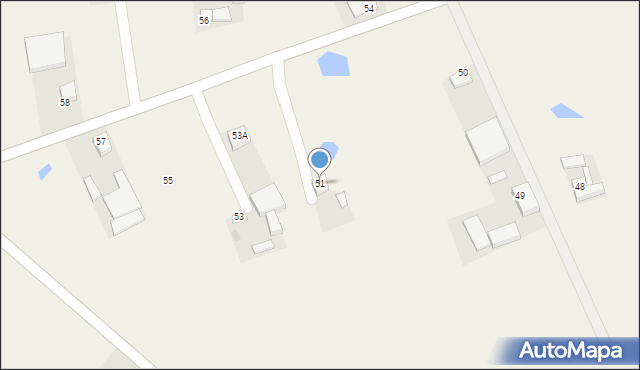 Nowe Podole, Nowe Podole, 51, mapa Nowe Podole