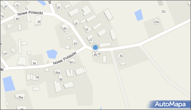 Nowe Polaszki, Nowe Polaszki, 61, mapa Nowe Polaszki