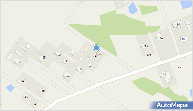 Nowe Polesie, Nowe Polesie, 1A, mapa Nowe Polesie