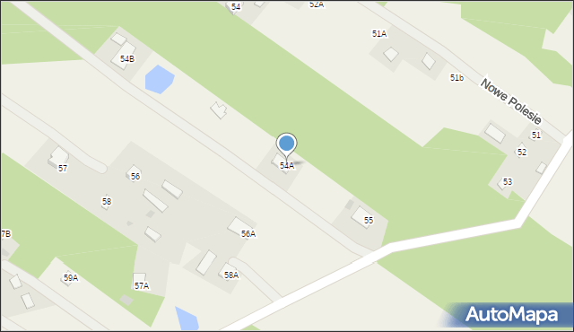 Nowe Polesie, Nowe Polesie, 54A, mapa Nowe Polesie