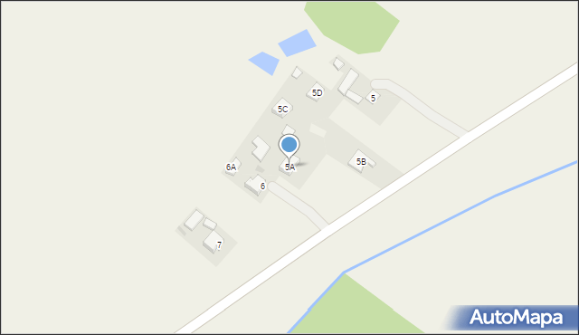 Nowe Polesie, Nowe Polesie, 5A, mapa Nowe Polesie