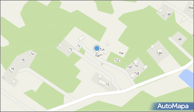 Nowe Polesie, Nowe Polesie, 71b, mapa Nowe Polesie