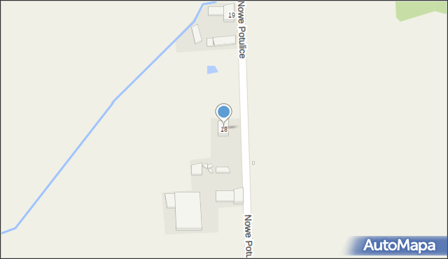 Nowe Potulice, Nowe Potulice, 18, mapa Nowe Potulice