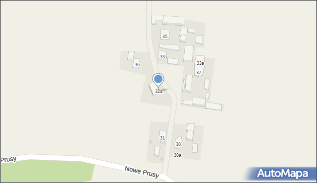 Nowe Prusy, Nowe Prusy, 32a, mapa Nowe Prusy