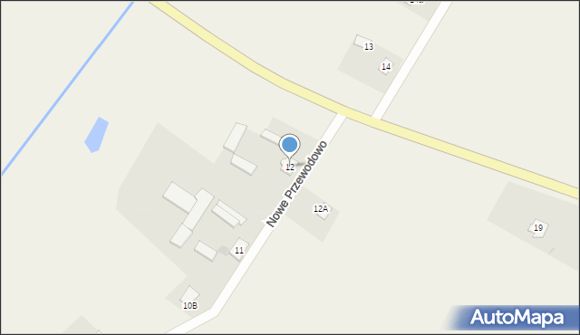 Nowe Przewodowo, Nowe Przewodowo, 12, mapa Nowe Przewodowo