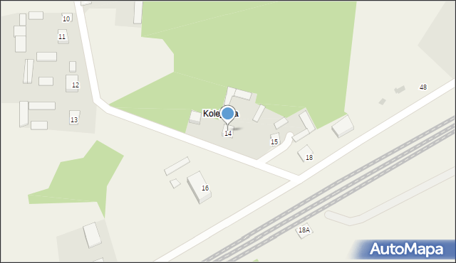 Nowe Racibory, Nowe Racibory, 14, mapa Nowe Racibory