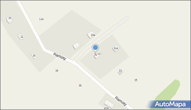Nowe Ramoty, Nowe Ramoty, 31, mapa Nowe Ramoty