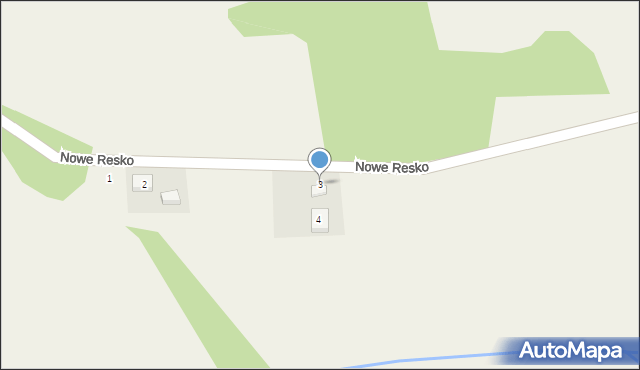 Nowe Resko, Nowe Resko, 3, mapa Nowe Resko