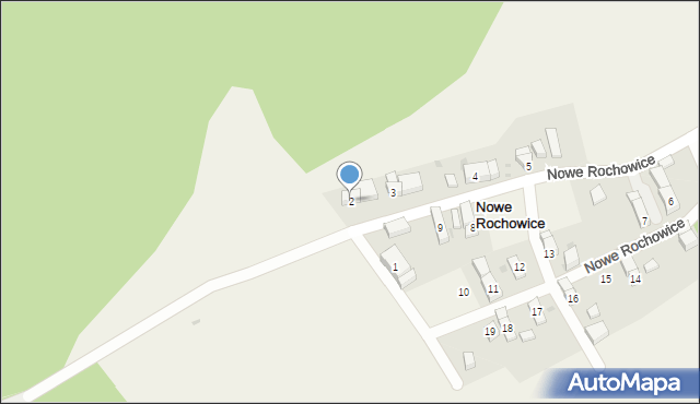Nowe Rochowice, Nowe Rochowice, 2, mapa Nowe Rochowice
