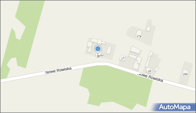 Nowe Rowiska, Nowe Rowiska, 18, mapa Nowe Rowiska