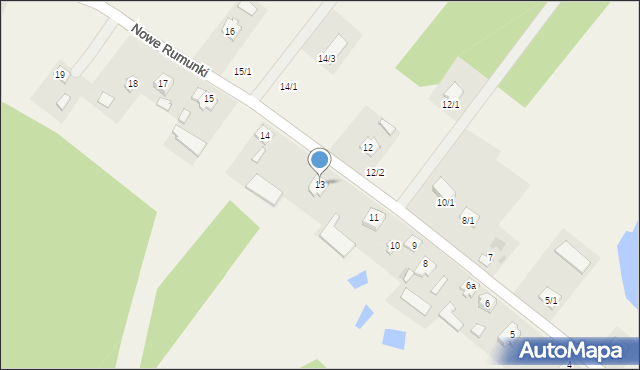 Nowe Rumunki, Nowe Rumunki, 13, mapa Nowe Rumunki